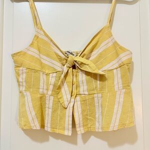 Yellow Striped Women’s Top